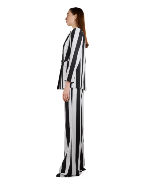 Embellished One-Shoulder Gown & Classic Tuxedo